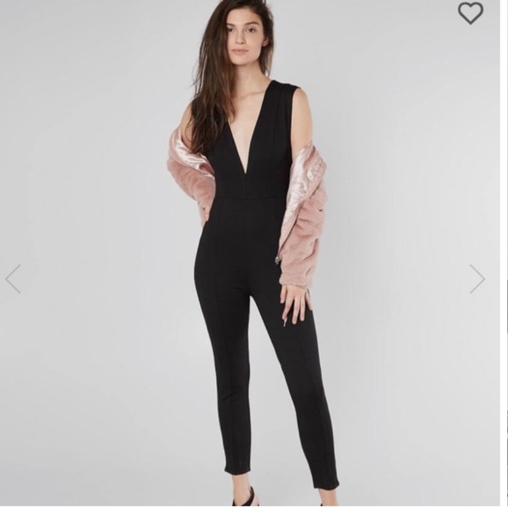 Amuse Society Black Jumpsuit